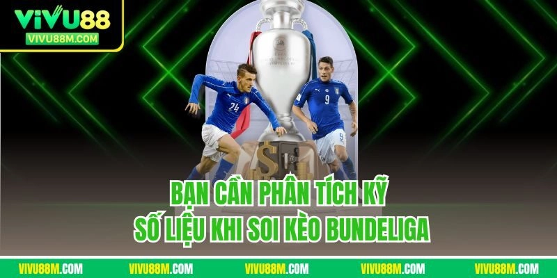 Bạn cần phân tích kỹ số liệu khi soi kèo Bundeliga